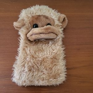 Vintage 1978 Dankin Tan Monkey Hand Puppet Golf Club Head Cover